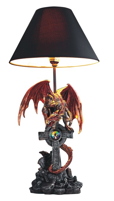 Dragon store table lamp