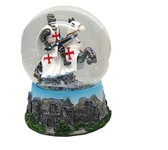 Crusader Cavalry Snow Globe | GSC Imports