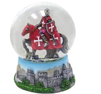 Crusader Cavalry Snow Globe | GSC Imports