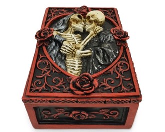 Skull Couple Trinket Box | GSC Imports