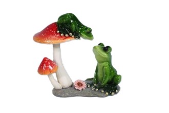 Frog Couple with Mushroom | GSC Imports