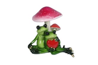 Frog Couple with Mushroom | GSC Imports