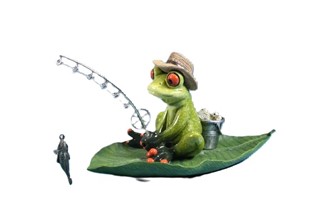 Frog Fishing on Lily Pad | GSC Imports