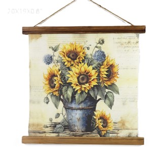 Sunflower Pot Wall Plaque | GSC Imports