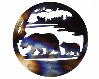 Bear with Cub Wall Plaque | GSC Imports