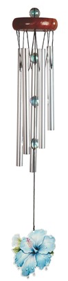 WoodTop Blue Flower Windchime| GSC Import