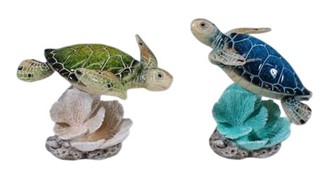 Sea Turtle on Coral Set | GSC Import