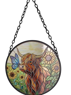 Hanging Highland Cow Wall Decor| GSC Import