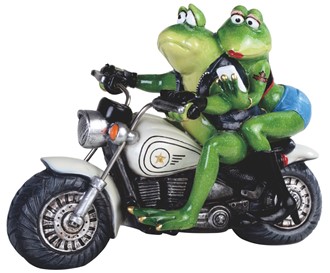 Frog on Motorcycle