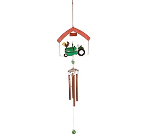 Car in a Barn Wind Chime