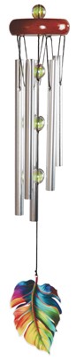 WoodTop Rainbow Leaf Windchime