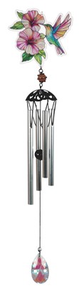 Acrylic Hummingbird Windchime