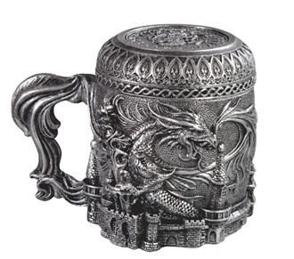 Silver Dragon Mug