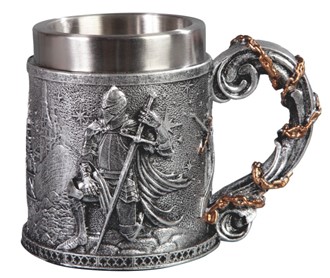 Mug Crusader Kneeling