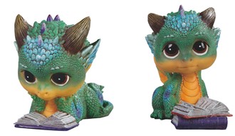 Green Cute Dragon Reading Book Set