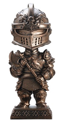 Bronze Knight Bobble Head