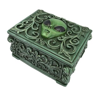Green Alien Trinket Box