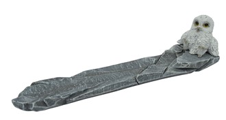 Incense Burner Snow Owl