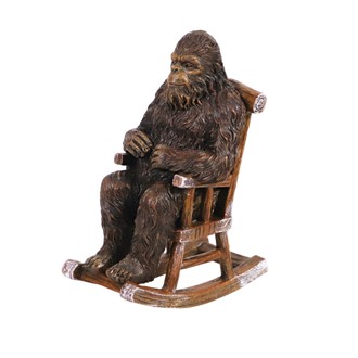 Bigfoot Sitting on Rocking Chair