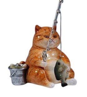 Orange Cat Fishing