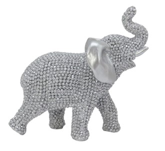 Elephant Silver Beaded