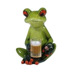 Frog with Beer Mug
