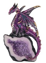 View Purple Dragon with Crystal-