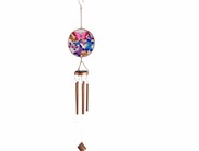 View Butterfly Solar Light Wind Chime