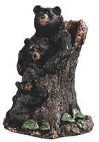 View Black Bear with Cubs