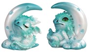 View Cute Ice Dragon with Moon Set