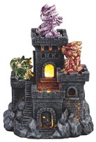 View LED Dragons Rock Castle