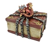 View Red Dragon Trinket Box Chains