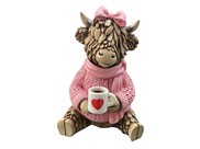 View Highland Cow Holding Mug