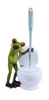 View Frog Toilet Brush and Holder