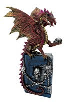 View Dragon Red Skull Book