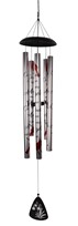 View Stamped Tube Cardinal Wind Chime