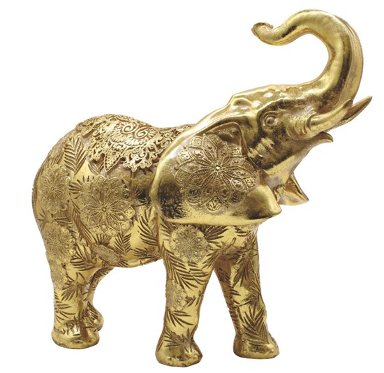 Elephant in Gold Color | GSC Imports